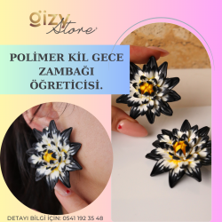 Polimer Kil Gece Zambağı Yapımı Eğitim Dosyası Pdf- Dijital Ürün
